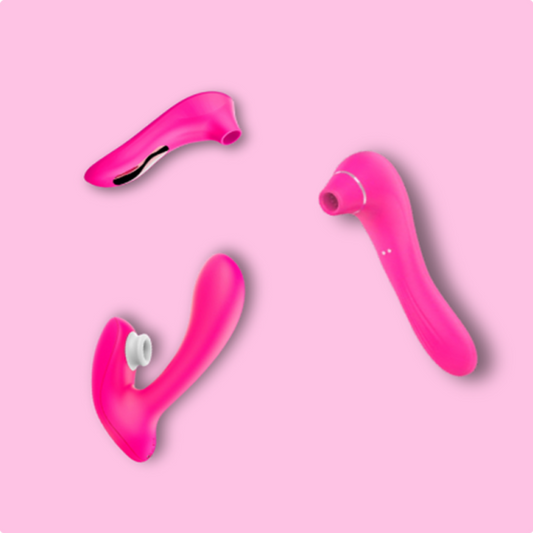 Ultimate Pleasure Bundle - Trio Vibrator Set with Air Pulse