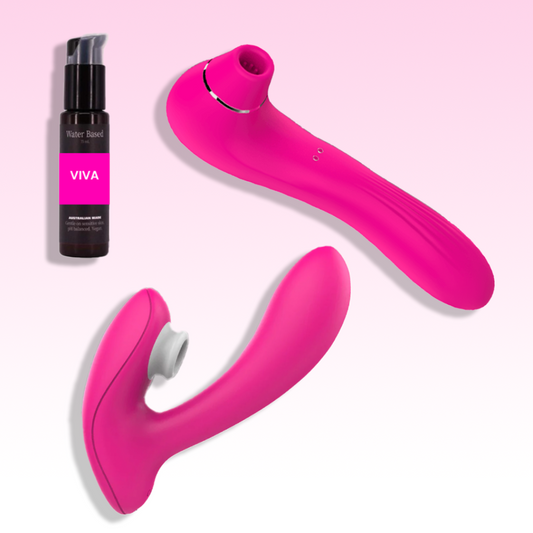 Intimate Pleasure Bundle - Dual Stimulation Toys & Cleaner Set